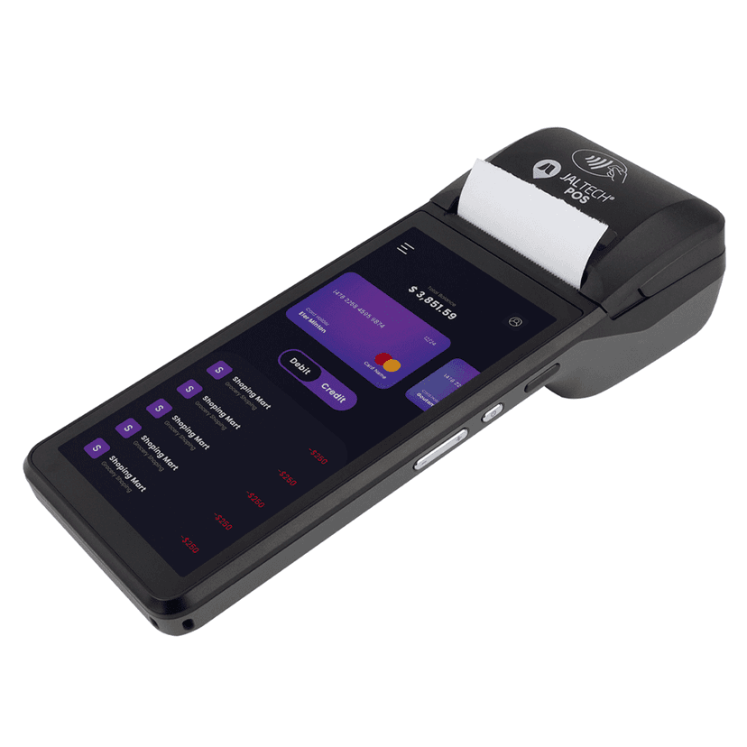 Terminal PDA POS Android Jaltech con Impresora