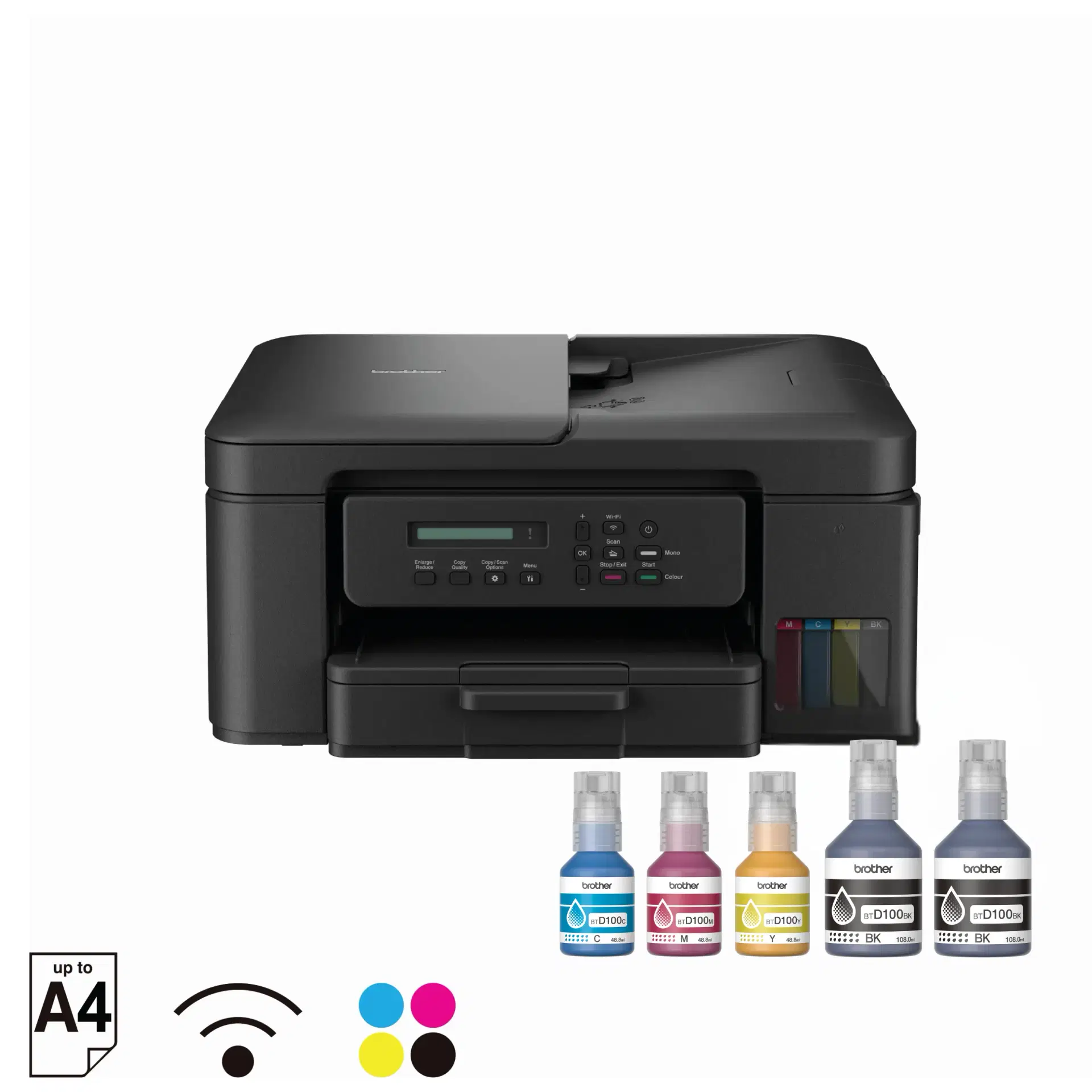 Impresora Multifuncional Brother DCP-T730DW InkBenefit Tank